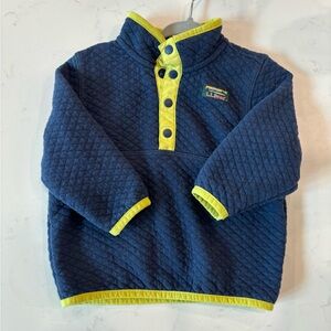 LL Bean pullover size 6-12 months